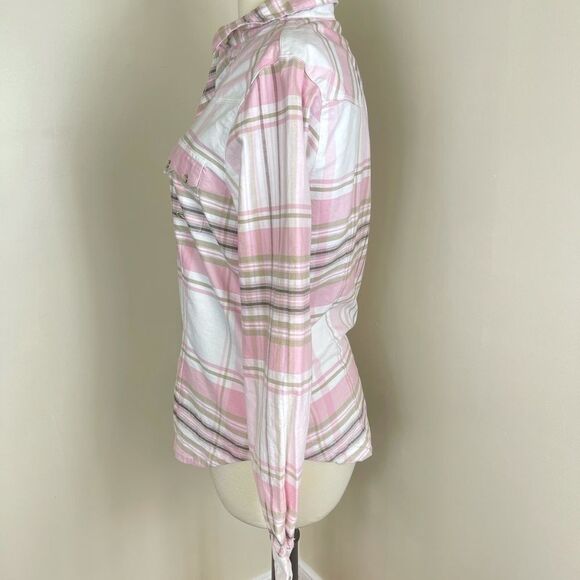 Roper Plaid Western Button Down Shirt - Picture 2 of 5